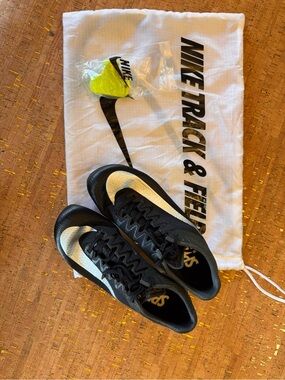 Nike Black and White Track Sprint Spikes